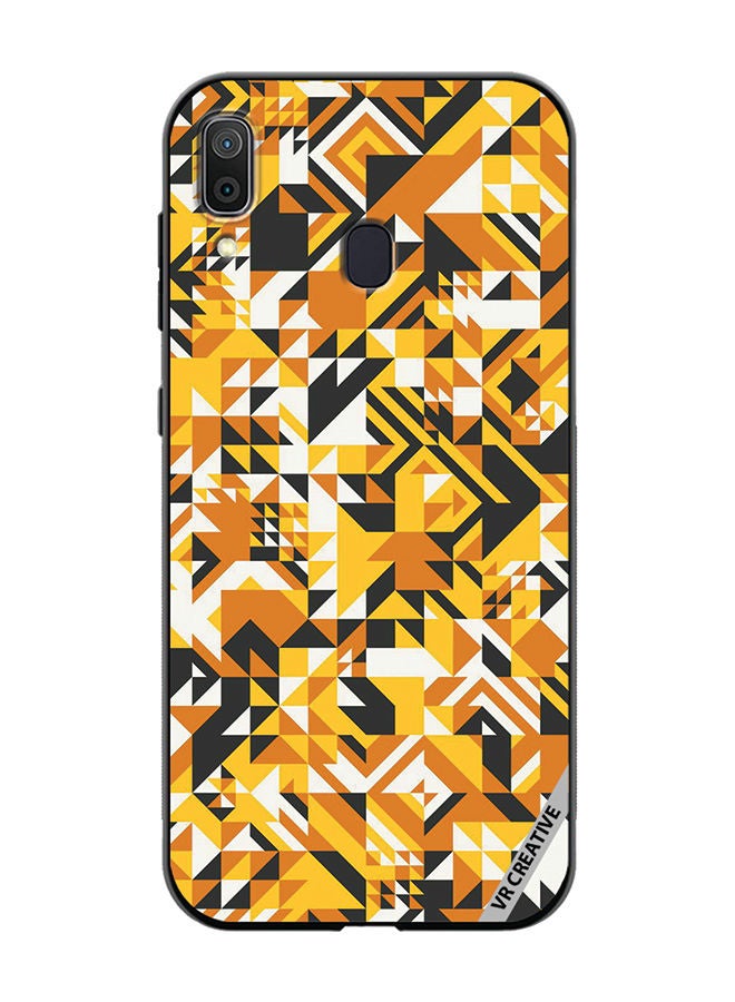 VR CREATIVE Protective Case Cover For Samsung Galaxy A30 Geometrical Design Multicolour - Image 1
