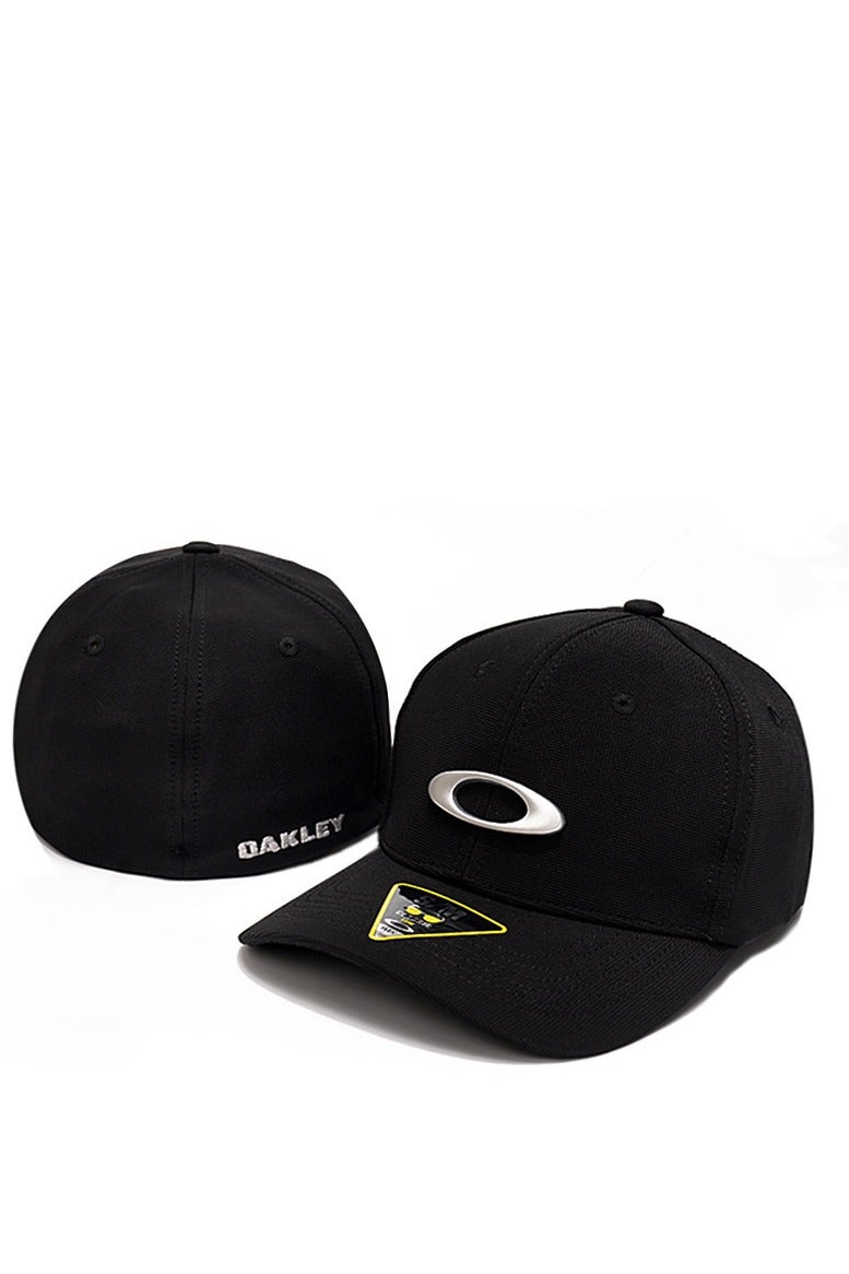 أوكلي Oakley Black Cap with Signature Oval Logo