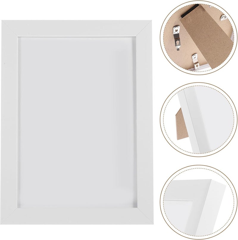5pcs White 5x7 Inch Picture Frames Pvc Wall and Desktop Photo Display Frames for Wedding and Home Decor - Image 4
