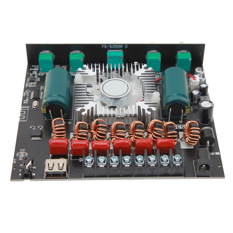 لوحة مضخم طاقة بلوتوث 2.1 قناة чиب TPA3255 HIFI 220 واط × 2+350 واط - آلية حماية متعددة تحكم في الجهير واللطعان لنظام صوت منزلي DIY مكبر صوت مخصص - Image 4