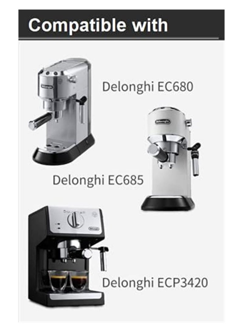 SYOSI Steam Nozzle Tip Spout for Delonghi Dedica EC680/EC685, EC9335, ECP3420, ECO310, Milk Foam Inner Tube, stainless steel - Image 2