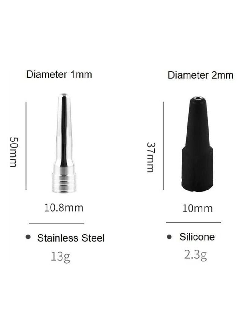 SYOSI Steam Nozzle Tip Spout for Delonghi Dedica EC680/EC685, EC9335, ECP3420, ECO310, Milk Foam Inner Tube, stainless steel - Image 3