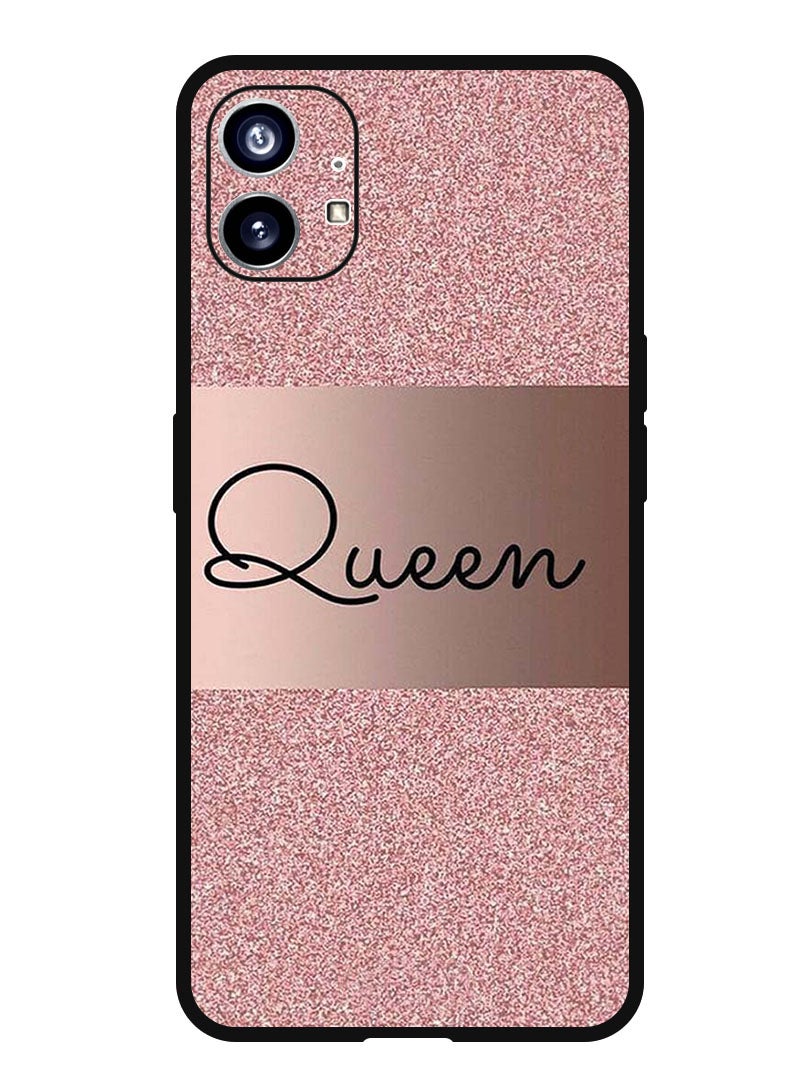Theodor Protective Case Anti Scratch Shock Proof Bumper Cover For Nothing Phone 1 Queen Glitters - Image 1