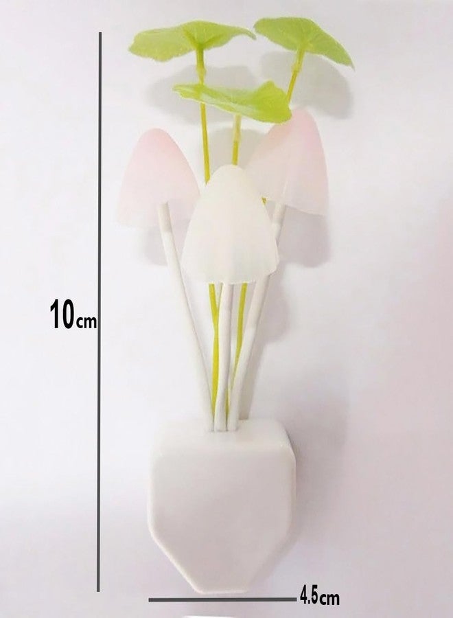 MaCare LED Mushroom Night Light with Color Changing Flowers, Decorative Sensor Lamp, White Base (1 Pcs) - Image 5