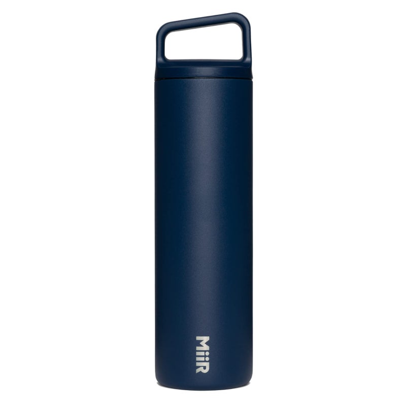 MiiR Wide Mouth Water Bottle  20oz Insulated Water Bottle in Stainless Steel with Double Wall Vacuum Insulation Leakproof Design Keeps Drinks Hot or Cold
