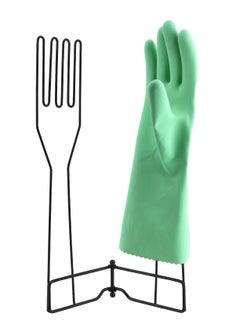 Bukela Kitchen Gloves Drying Rack, SUS 304 Stainless Steel Dish Gloves Holder, Dry Cleaning Gloves Out from Inside and Outside, Space-Saving Dishwashing Gloves Stand,Black  - Image 1