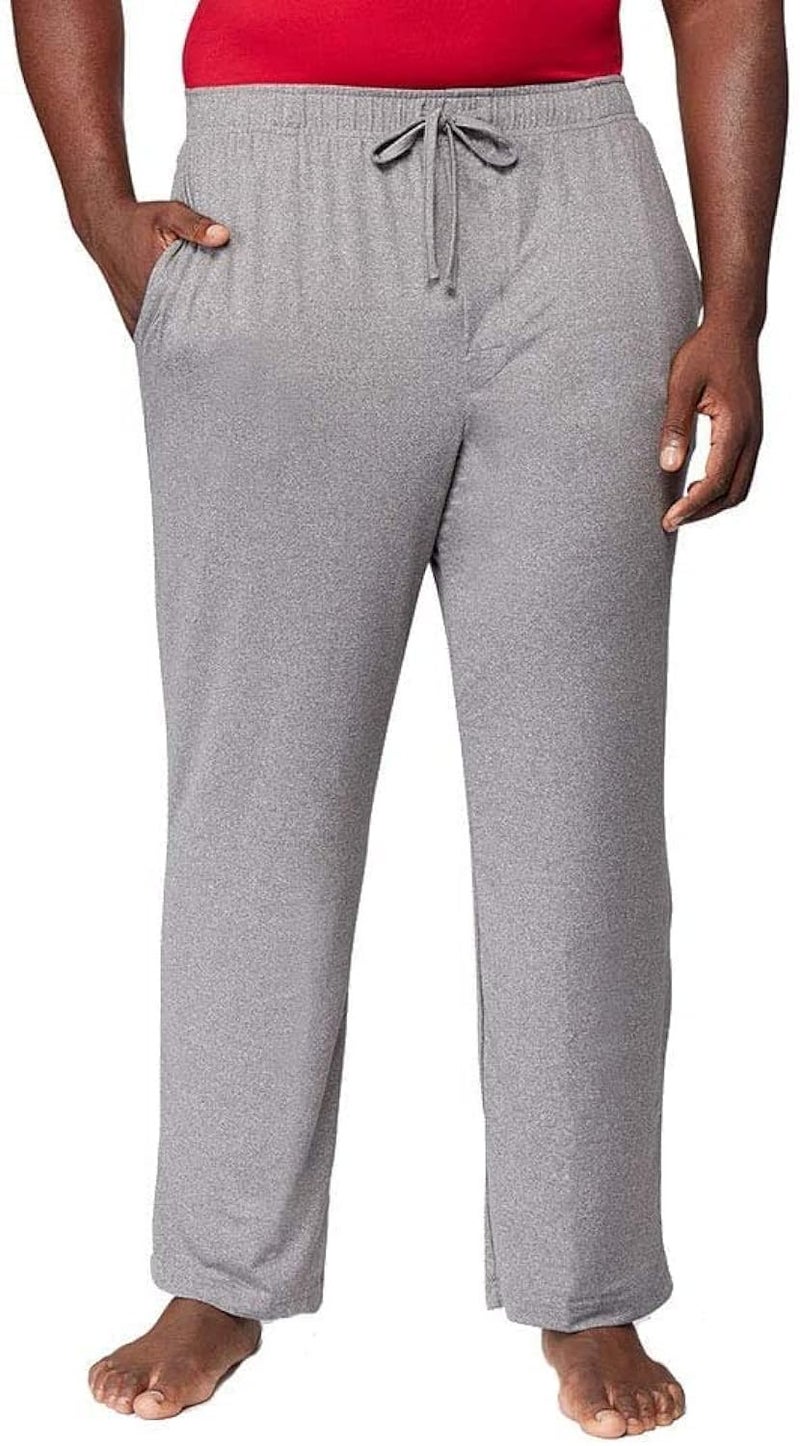 32 Degrees Men's Cool Classic Sleep Pant | Anti-Odor | 4-Way Stretch | Moisture Wicking, Heather Grey, Large - Image 4