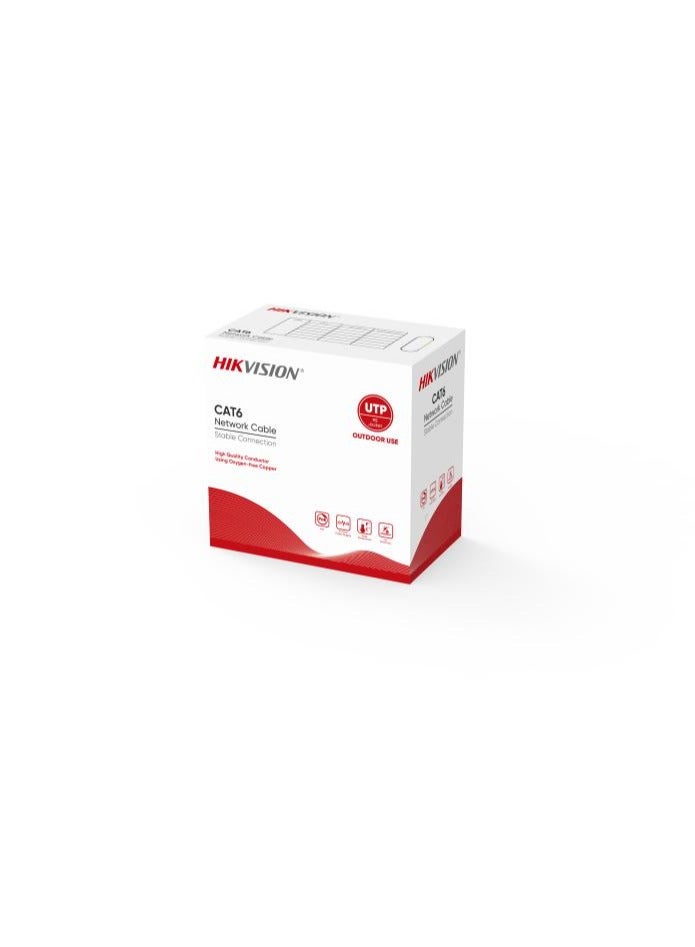 كابل نتورك 305 متر هيك فيجن 8 طرف نحاس ضد الحريق