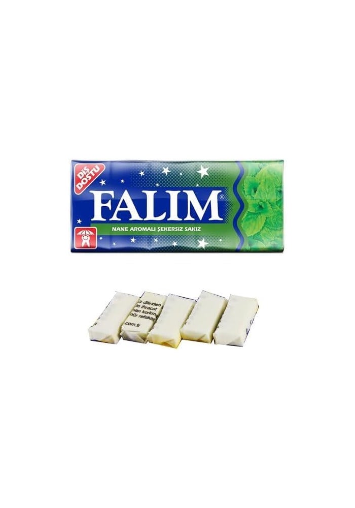 Falim Sugarless Mint Gum - 20 Pack (100 Pieces) - No Sugar, No Artificial Sweeteners - Image 4