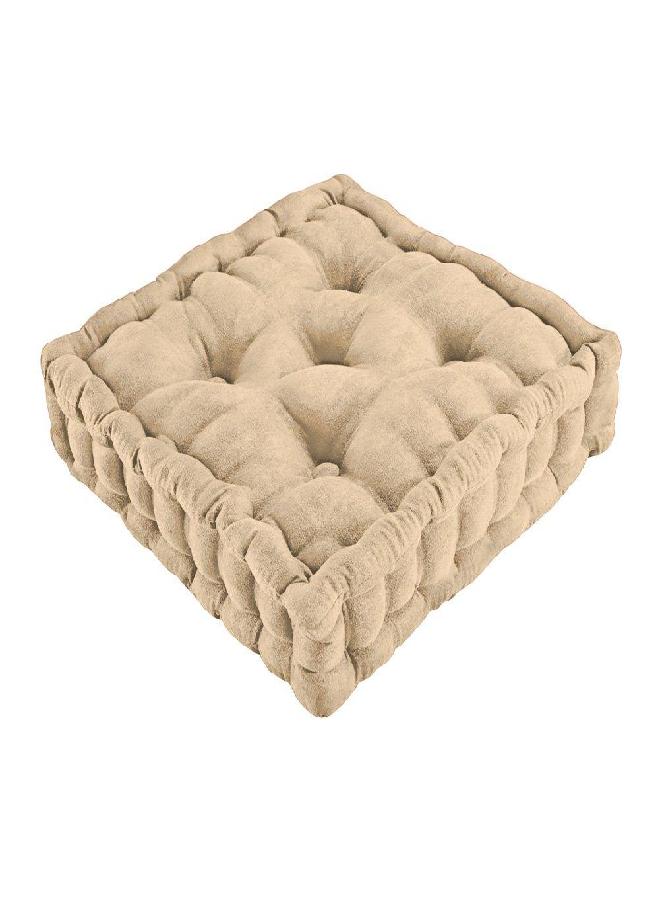 Collections Etc Collections Etc Tufted Padded Boosted Cushion and Support - Plush Seating for Chair with Carrying Handle, Natural  - Image 1