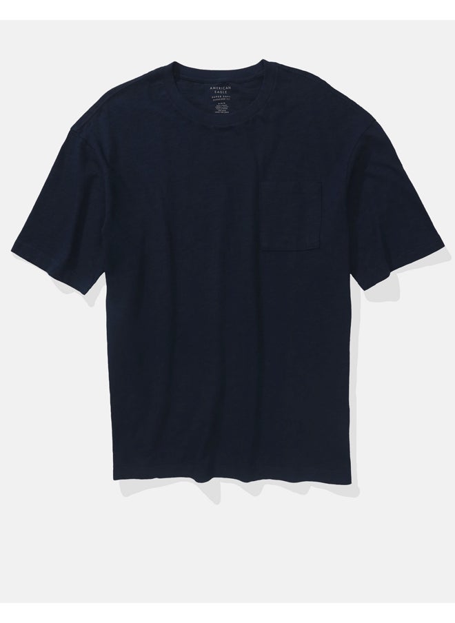 American Eagle - AE Oversized Pocket T-Shirt - Image 1