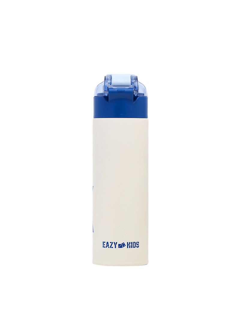 Eazy Kids Double Wall Insulated Travel Water Bottle - Blue, 550Ml  - Image 2