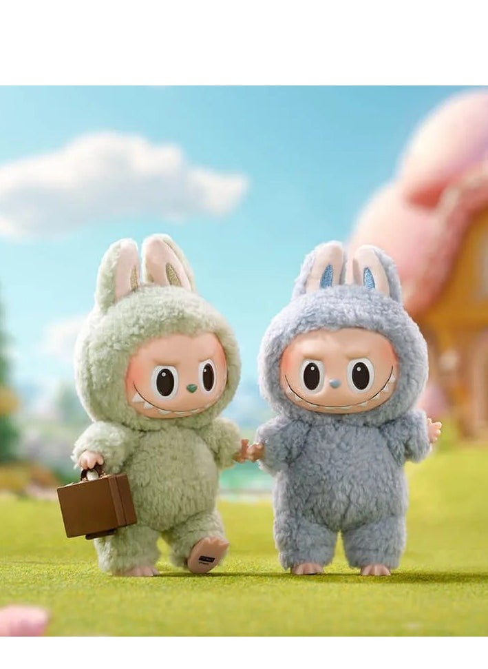 【Random 1 pcs】LABUBU LABUBU Generation Of The Motherland Version Of The Macaron Bubble Series Blind Box Vinyl Doll Plush Doll Gift-Specifications: Random Colour 1 pcs