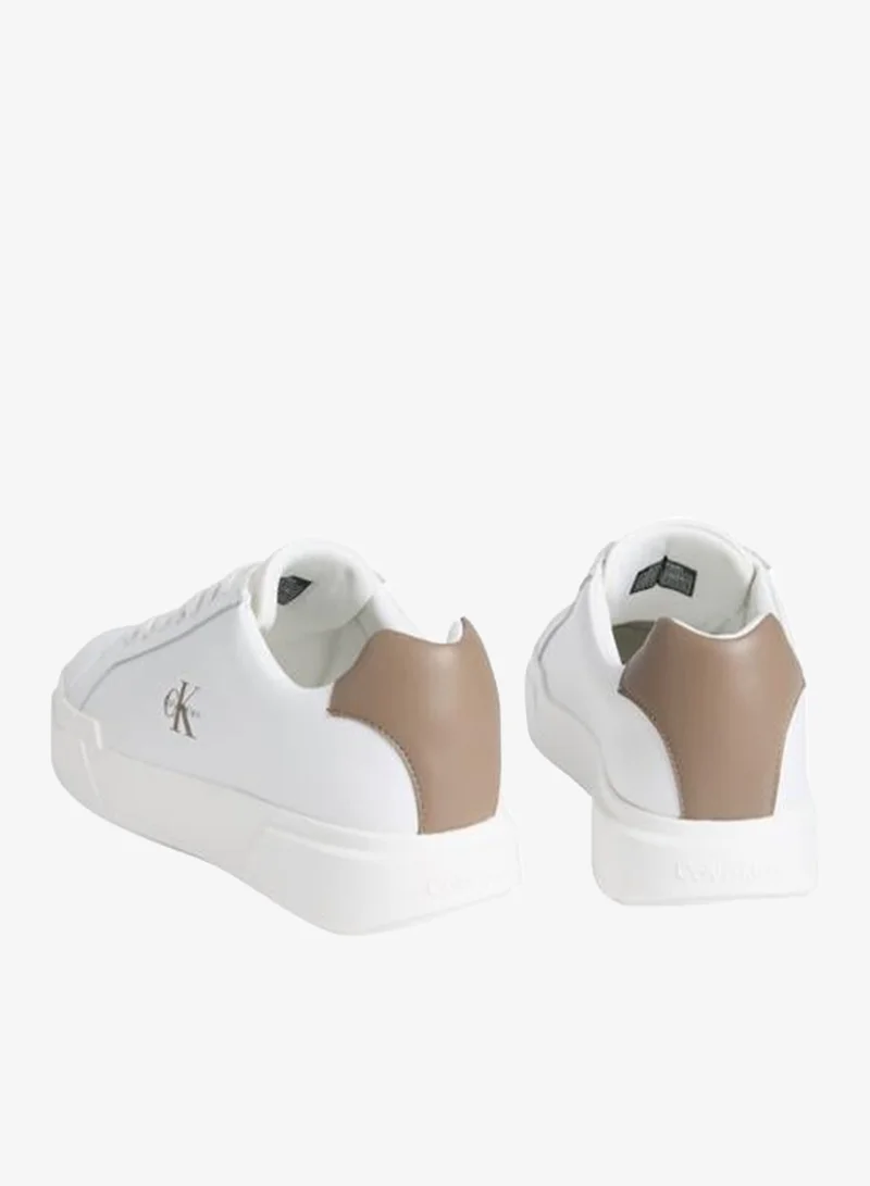 Calvin Klein Jeans  Chunky Cupsole Lace-Up Leather Sneakers for Men | Best Price UAE