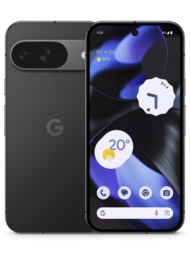 جوجل بكسل 9 ثنائي الشريحة أوبسيديان 12 جيجابايت رام 128 جيجابايت 5G - النسخة الدولية - Image 1