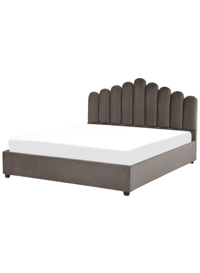 Bed and Mattress Home Dreamy Bliss Tufted Upholstered Twin Size ( Mattress Size 120 X 200 CM ) Dark Brown Chocolate Color Bed Size 212 W X 128 L CM ( Mattress Sold Separately )  - Image 2