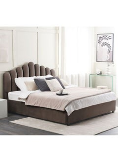 Bed and Mattress Home Dreamy Bliss Tufted Upholstered Twin Size ( 120 X 200 ) Dark Brown Chocolate Color Bed 