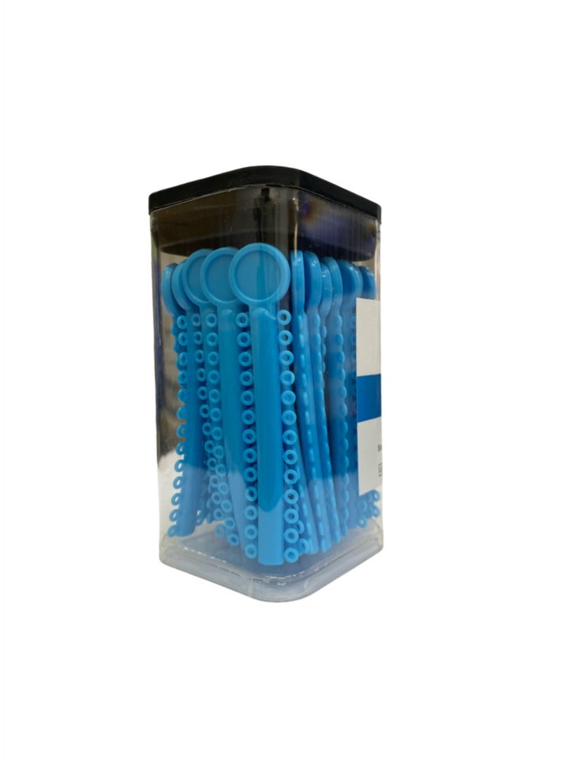 KME Ligature Ties -Sky blue color - Image 4