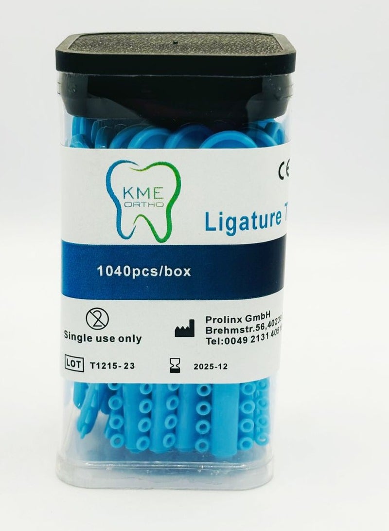 KME Ligature Ties -Sky blue color - Image 2