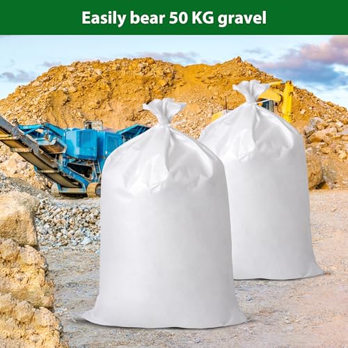 Baypify 12 Pack Heavy Duty Sand Bags, (20" X 30"), Used for Flooding, Builders, Garden Waste, Grain Storage and Cargo Handling (12) - Image 4
