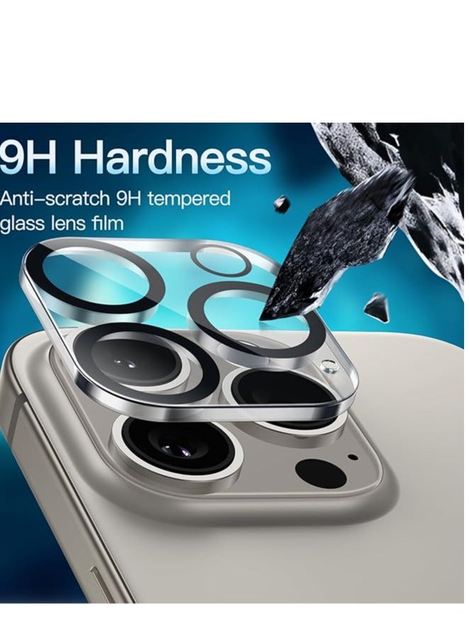 Devon iPhone 16 Pro Max Tempered Glass Camera Lens Protector Sticker for Daily Use Durable Scratch Resistant Outdoor Safe - Image 5
