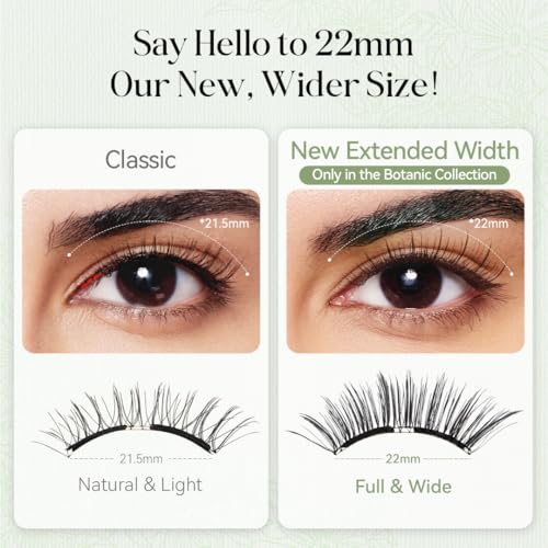 WOSADO Soft Magnetic Eyelashes Kit with Applicator, [Tulip] 22mm Reusable Glue-free Wispy Magnetic Lashes, Cruelty-free False Lashes, Waterproof, Lightweight, Suit for Heavy Makeup - Image 4