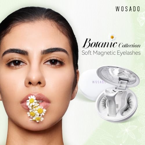 WOSADO Soft Magnetic Eyelashes Kit with Applicator, [Tulip] 22mm Reusable Glue-free Wispy Magnetic Lashes, Cruelty-free False Lashes, Waterproof, Lightweight, Suit for Heavy Makeup - Image 5