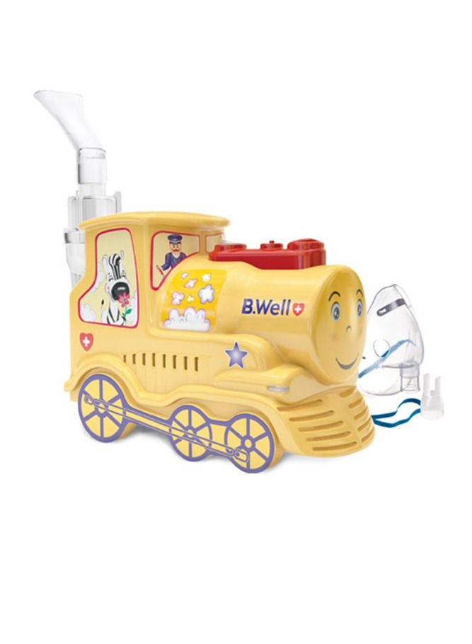 B.Well PRO-115 Medical Compressor Toy Train Nebulizer with Adult & Child Masks - Image 2