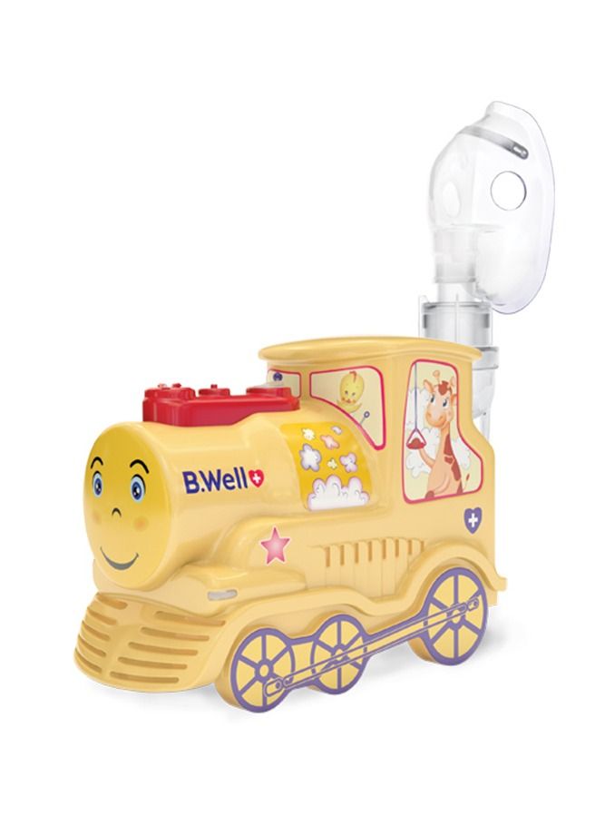 B.Well PRO-115 Medical Compressor Toy Train Nebulizer with Adult & Child Masks - Image 3