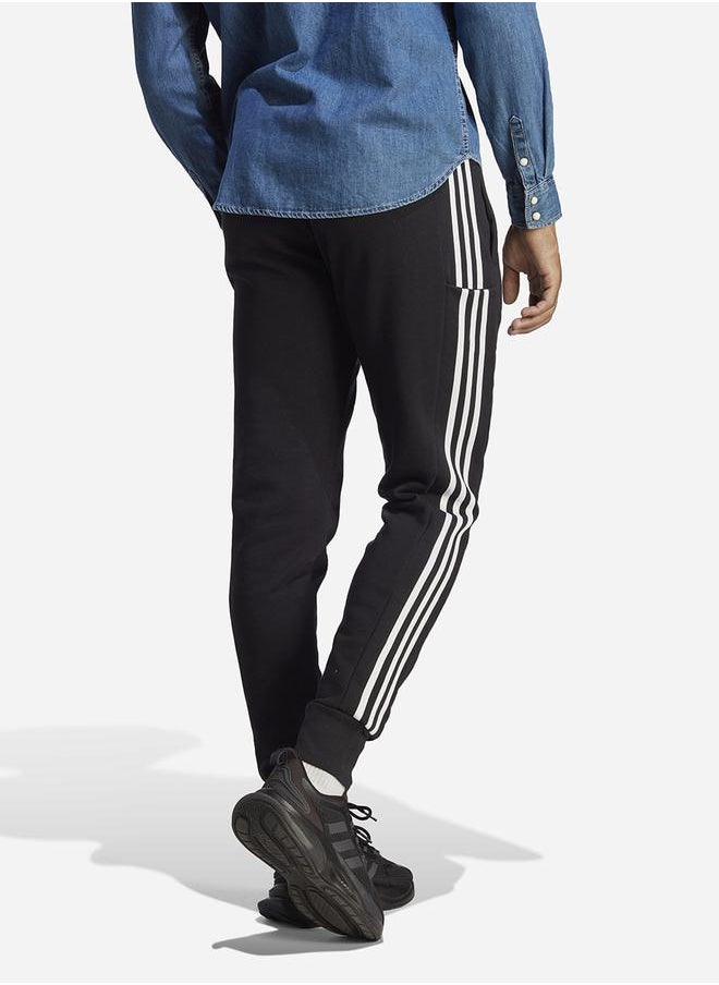 Adidas - Essentials French Terry 3-Stripes Cuff Tapered Jogger - Image 1
