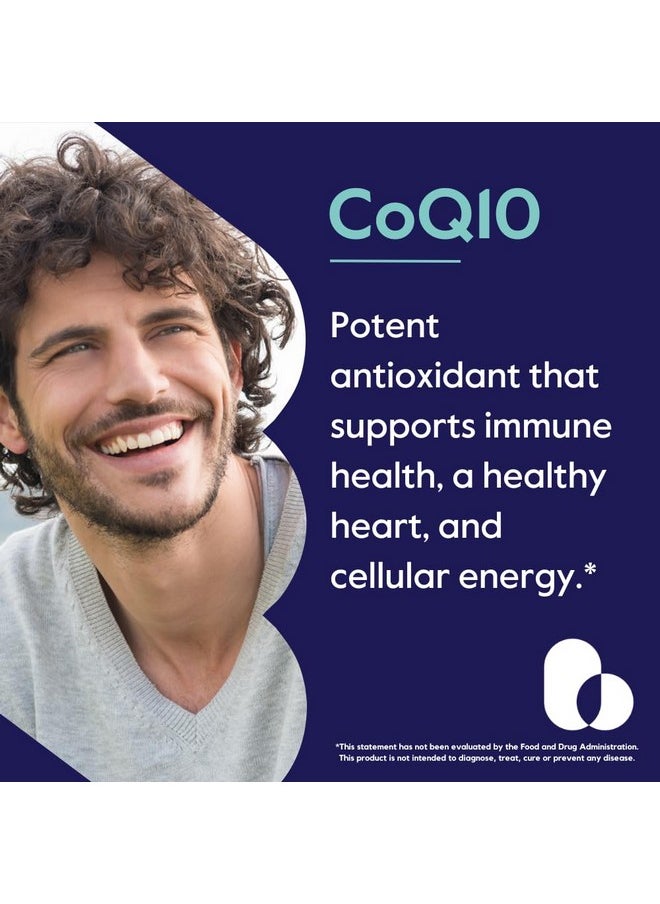 BESTVITE BESTVITE CoQ10 200mg (120 Vegetarian Capsules) Naturally Fermented - No Stearates - Vegan - Gluten Free - Non GMO  - Image 4