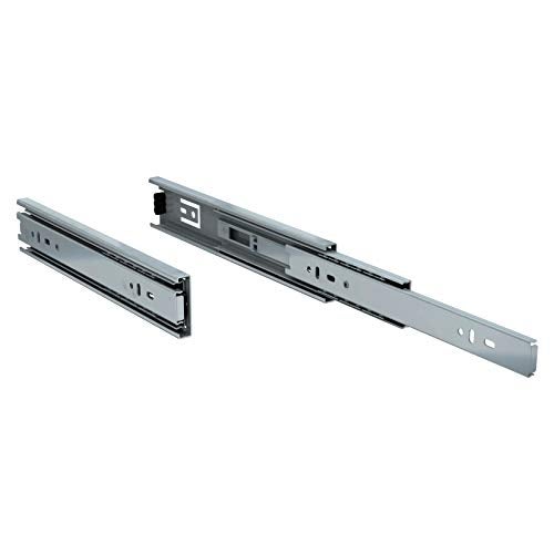 TCH Hardware 10" Inch 100 LB Steel Full Extension Ball Bearing Drawer Slides - Kitchen Cabinet Desk Draw - Image 1