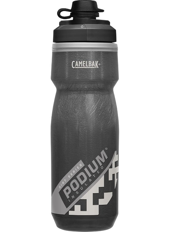 كاميلباك قارورة ماء معزولة كاملباك بوديوم ديرت سيريز للدراجات الجبلية – 21 أونصة، أسود - Image 4