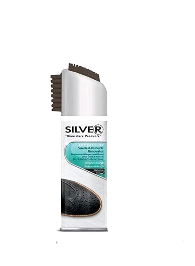 منظف احذية تركي بخاخ ملمع - اسود Silver Care 
