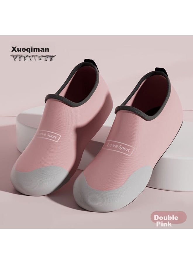 XUEXIMAN Xueximan Yoga Shoes Women Indoor Exercise Special Pilates Sports Shoes Skipping Rope Women Non-slip Soft Bottom Silent Running Fitness Shoes  - Image 2