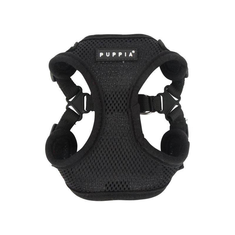 Puppia PARA-HC1533-BK-L Black Soft Harness C Pet-Vest-Harnesses, LARGE - Image 1