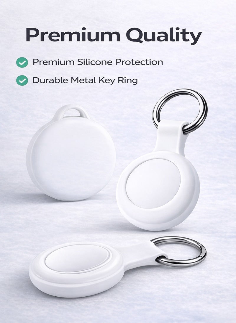 FONVOI 2026 New Apple Find My Compatible Air Tag 4-Pack with 4 Protective Cases (iOS Only), Bluetooth Item Tracker with Replaceable Battery for Keys, Bags, Wallets, Luggage & Pets - Image 4