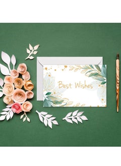 KASTWAVE 12 Floral Thank You Cards, 6 Different Designs with Envelopes and Stickers, Elegant Bulk Blank Inside Greeting Cards, Suitable for Weddings Birthdays Business Gifts Holidays Etc  - Image 3