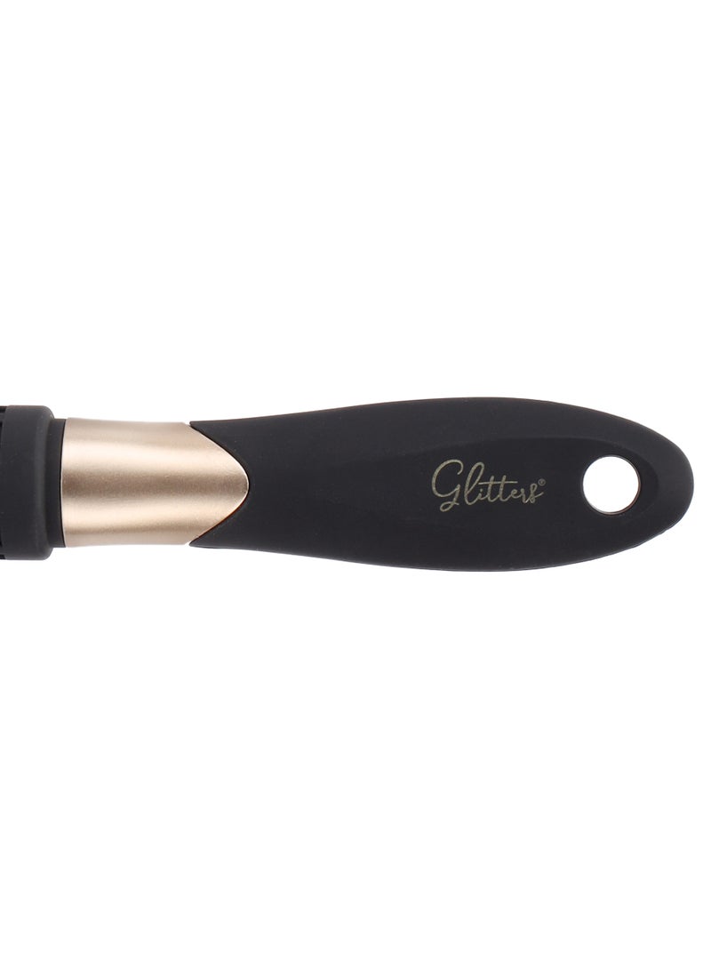 Glitters Curling Striaght Hair Brushes Round Head Professional Styles Anti Static - Image 3
