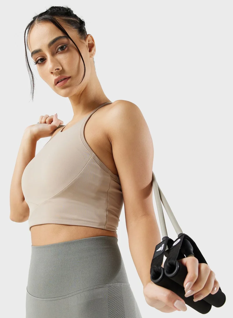 FRWD Padded Racer Back Detail Sports Bra