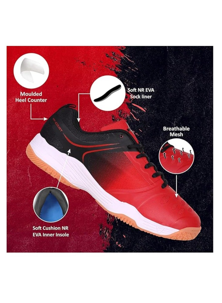 Nivia HY-Court 2.0 Badminton Shoes | For Mens and Boys | Non-Marking Shoe | Court Shoe | For Badminton, Squash, Tennis Players | 5 UK / 6 US / 39 EU - Image 5