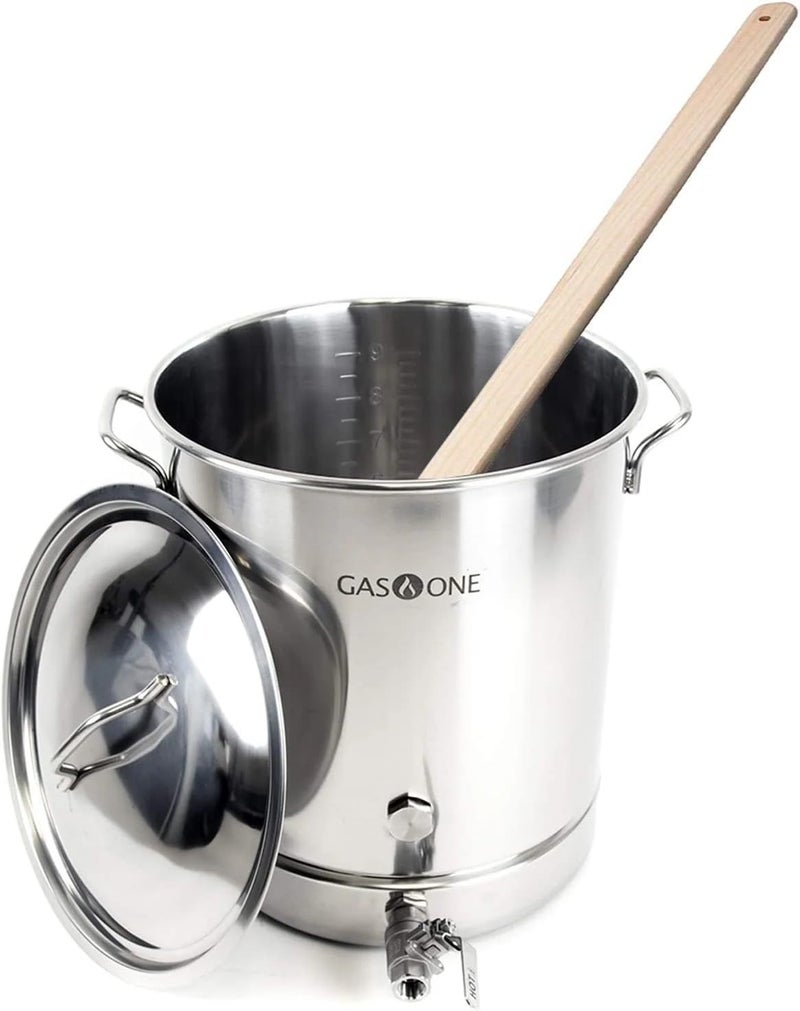 GasOne 36in Wooden Stir Paddle for Cajun Crawfish Boil Pot  Home Brew Paddle Tan - Image 2