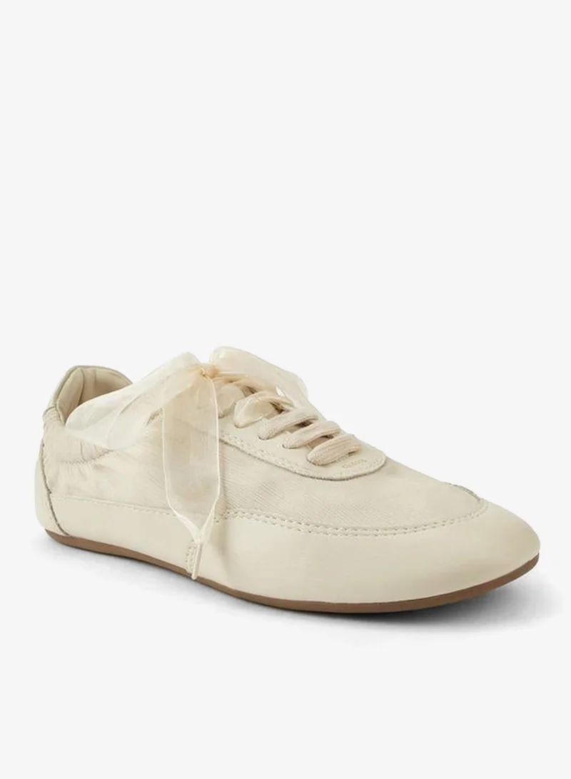 Celeste Women's Bow Accent Lace-Up Sneakers