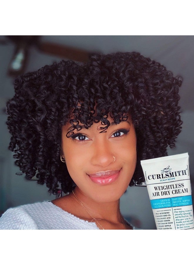 كيرلسميث - كريم خفيف الوزن لتجفيف الشعر بالهواء - بلسم نباتي يُترك على الشعر، مناسب لجميع أنواع الشعر، يُنعم الشعر (8 أونصة سائلة) - Image 5