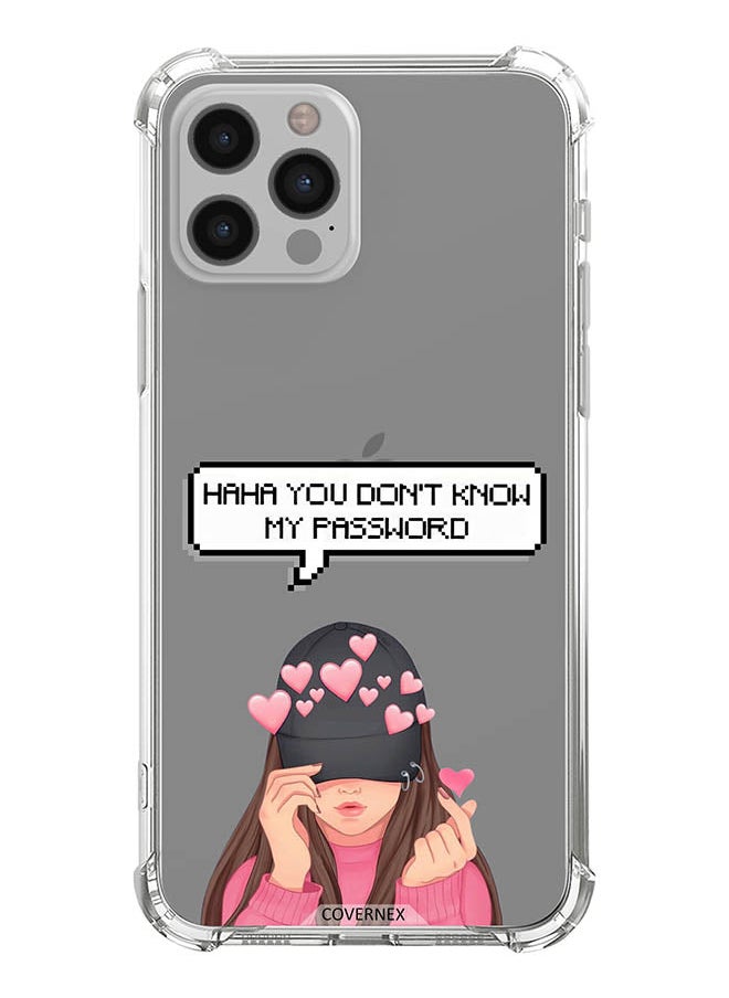 Covernex - Shockproof Protective Case Cover For Apple iPhone 12 Pro Haha You Don't Know My Password - Image 1