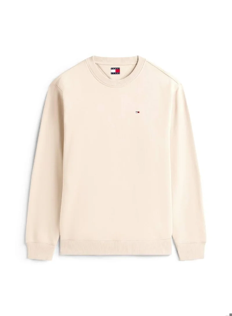 TOMMY JEANS Gulf Sand Brushed Fleece Sweatshirt for Men | Best Price UAE