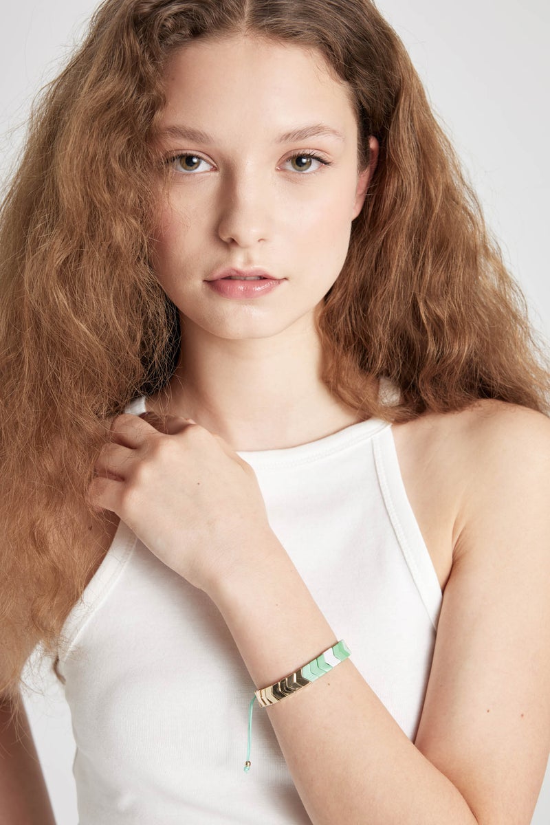 DeFacto Woman Green String Gold Bracelet  - Image 1
