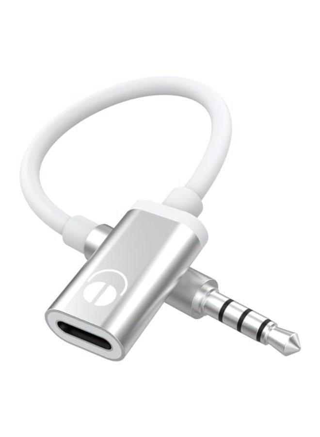 jaexest 3.5mm Male to Type C Female Audio Cable Cord, Analog Audio Jack Headphone Audio Adapter for MP3 Player Laptop - Image 1