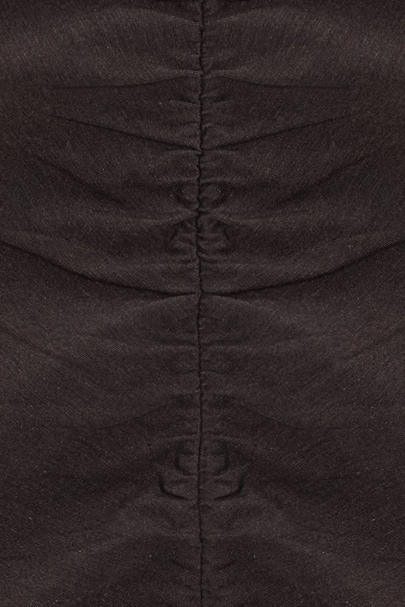 Dilvin Black DILVIN Slim Fit Boat Neck Long Sleeve Blouse for Women | Best Price UAE