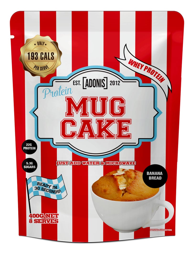Adonis - Adonis Protein Mug Cake Banana Bread Flavor 400g - Image 1